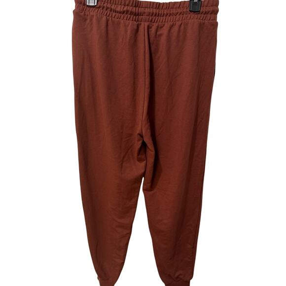 Gymshark | Training Joggers Pants High Rise Sweatpants Cherry Brown Size Medium - Picture 2 of 7